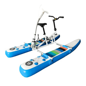 Vélo aquatique gonflable pour enfants préféré avec pont en EVA antidérapant, mini vélo aquatique bas pour les sports nautiques - Product Image 5