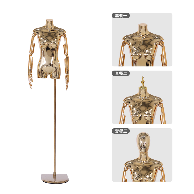 Electroplated gold hand flat body