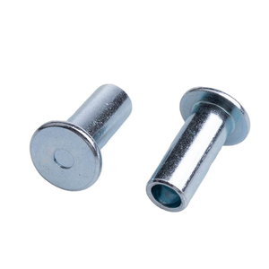 Rivet tubulaire semi-tubulaire à tête plate personnalisé, écrou pour meubles, rivet en acier inoxydable - Product Image 1