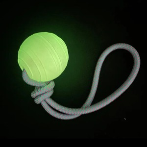 Großhandel 8cm Luminous EVA & Nylon Hunde trainings ball Umwelt freundliches Soft <span class=keywords><strong>Pet</strong></span> Interaktives Spielzeug für den Außenbereich - Product Image 4