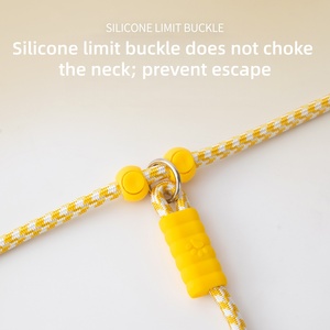 Accesorios de Mascotas Perros y Gatos de Moda de Nailon Lujo Juego de Correa y Collar Deslizante de Cuerda para Perros - Product Image 4