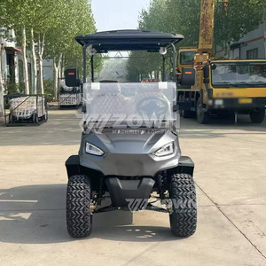 Carrito de golf todoterreno de lujo de 4 asientos con interior de máxima comodidad para el transporte de invitados en clubes campestres y propiedades de lujo. - Product Image 6