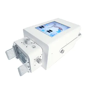 Portable Mobile X Ray Machine DR With All In 1 Head And Flat Panel Detector And Veterinary Software