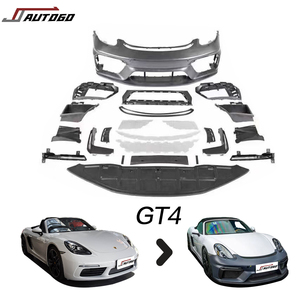 Parachoques Delantero Estilo GT4 982 2016-2024 para <span class=keywords><strong>Porsche</strong></span> Boxster <span class=keywords><strong>Cayman</strong></span> 981 2012-2016, Kit de Carrocería de PP, <span class=keywords><strong>Precio</strong></span> de Fábrica, Ajuste OEM - Product Image 1