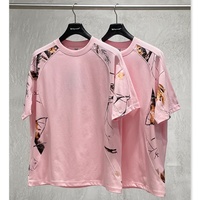 T-shirt à manches courtes pour homme, 240 grammes, nouveau modèle printemps-été, avec impression par transfert thermique de feuilles, séchage rapide, style sport et décontracté