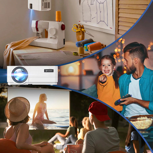 <span class=keywords><strong>VANKYO</strong></span> Leisure 470 Mini <span class=keywords><strong>projecteur</strong></span> HD compatible avec les systèmes IOS et Android Grand écran de cinéma Cinéma maison en plein air - Product Image 4
