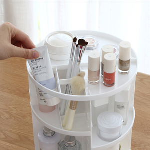 Custom Luxury Professional Makeup Display Stands ABS Rotating Cosmetic Display Stand Makeup