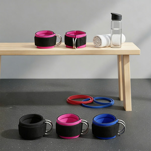 Sangles de cheville en nylon confortables et sécurisées pour un soutien de la cheville, une force accrue des cuisses et des fessiers, et une protection accrue lors des exercices de fitness. - Product Image 1