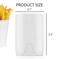 Professionele handmatige groentesnijder met roestvrijstalen messen, aardappelsnijder voor friet, ui en aardappel.