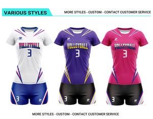 Uniformi da <span class=keywords><strong>Pallavolo</strong></span> Unisex Economiche alla Moda e Resistenti con Stampa a Trasferimento Termico <span class=keywords><strong>Numero</strong></span> Sette - Product Image 5