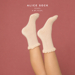 Chaussettes douces et respirantes pour enfants, couleur perle élégante, faciles à assortir à toutes les tenues mignonnes. - Product Image 6