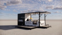 Conteneur de luxe pour restaurant bar, livraison de luxe, pré-fait
