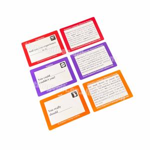 การ์ดแฟลชวัสดุการเรียนรู้แบบพิมพ์เองสำหรับการศึกษา  การ์ดแฟลชภาษาเรียนรู้ไปพร้อมกัน - Product Image 2