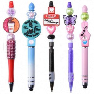 Cuentas de PVC personalizadas de fábrica, nuevas, para bricolaje, accesorios para clips de chupete de bebé, joyería y cuentas de vidrio para hacer bolígrafos - Product Image 4