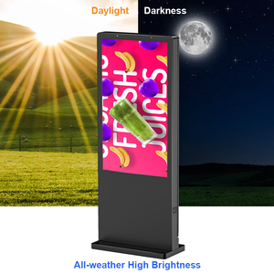 Heißer Verkauf: Anpassbarer 4K-Stand-Touch-Kiosk mit 2500 Nits, vertikales LCD Digital Signage für Markenwerbung - Product Image 2