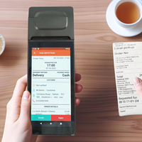 Terminal de point de vente Android avec application de commande de repas et impression automatique des commandes, système de point de vente pour restaurant pour les commandes en ligne