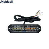LED-Seitenmarkierungsleuchte, Stroboskoplicht, LKW-Auto-LED-Mini-Kühlergrill-Blitzleuchte, Notfall-Beacon, Warnleuchte
