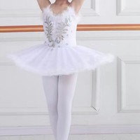 HIPPO ENFANTS Professionnel Noir Ballet Tutu pour Enfant Enfants Ballerine Danse Costumes Justaucorps Robe pour Femmes Ballet Tutu Robe