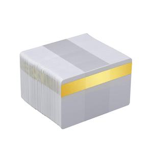 Inkjet imprimible Hico CR80 30Mil Tarjeta de plástico en blanco RFID tarjeta de membresía inteligente con tira magnética - Product Image 2