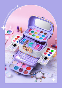 Estuche <span class=keywords><strong>de</strong></span> <span class=keywords><strong>Maquillaje</strong></span> <span class=keywords><strong>de</strong></span> Princesa <span class=keywords><strong>para</strong></span> <span class=keywords><strong>Niñas</strong></span>, Fácil <span class=keywords><strong>de</strong></span> Usar, Regalo <span class=keywords><strong>de</strong></span> Cumpleaños, Logotipo Personalizado - Product Image 4