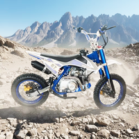 Motos tout-terrain à essence pour enfants 125cc 4 temps Démarrage au pied/Démarrage électrique Transmission par chaîne