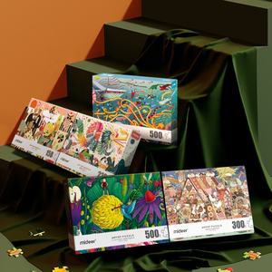 Boîte cadeau de puzzle Mideer MD3177 - Vacances à <span class=keywords><strong>Paris</strong></span> pour les petits animaux, <span class=keywords><strong>jeu</strong></span> de puzzle pour enfants - Product Image 4