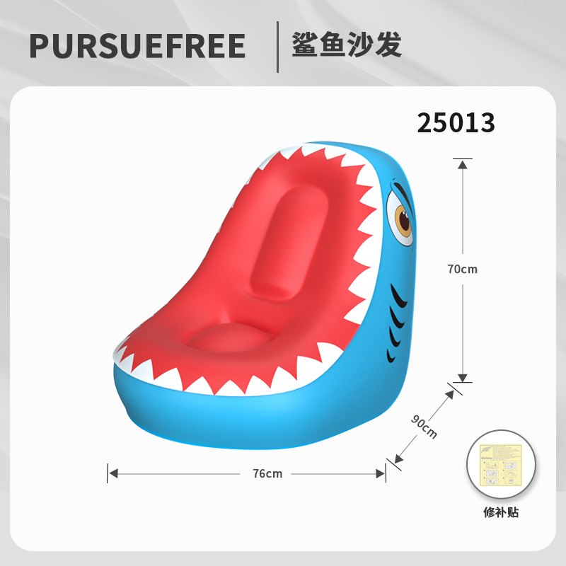 Sofá infantil Cartoon Shark (azul) 25013