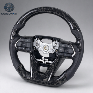 Volant personnalisé en fibre de carbone avec LED pour Toyota Land Cruiser LC200 LC300 Prado 120 150 200 LC79 LC70 LC76 FJ70 FJ200 4Runner - Product Image 1