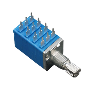 Potenciómetro giratorio de atenuación de luz <span class=keywords><strong>LED</strong></span> de 12 Pines de 4 bandas de 9mm Codificadores automotrices Codificadores de reóstatos <span class=keywords><strong>para</strong></span> vehículos - Product Image 3