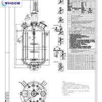 Reactor Industrial de 5000L con Camisa de Protección en Material S31603 para Síntesis de Resinas con Agitación Autoaspirante de Alta Eficiencia