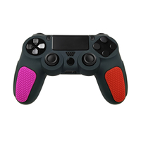 Housse de protection en silicone lavable tricolore pour manette Sony Playstation 4 Slim PS4 Pro Dualshock 4 Gamepad