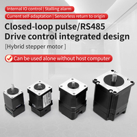 Umot Moteur pas à pas intégré DC 24V CNC Nema11/14/17/23 Moteur pas à pas hybride intégré à impulsion/RS485 en boucle fermée