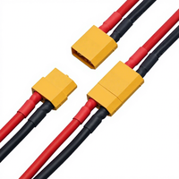 Boîtier ABS personnalisé avec contact en laiton, adaptateur d'alimentation automobile avec câble 15A 220V