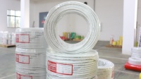 Câbles Électriques Blancs 2 ou 3 Brins en Cuivre PVC BVVB, Résistants au Feu et à la Chaleur, pour Câblage Domestique et Bâtiment