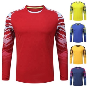 Tenues de gardien de but en gros, maillots de football de haute qualité pour gardiens de but, ensemble avec manches longues en mousse, maillot de gardien de but avec pantalon - Product Image 1