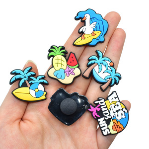 Accesorios de PVC para Zapatos de Playa, Decoraciones de Goma Suave con Dibujos Animados de Animales Marinos, Pingüino y Pato, para Clogs - Product Image 4