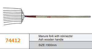 74410 <span class=keywords><strong>fourche</strong></span> <span class=keywords><strong>à</strong></span> <span class=keywords><strong>fumier</strong></span> avec connecteur avec <span class=keywords><strong>manche</strong></span> en Frêne - Product Image 2