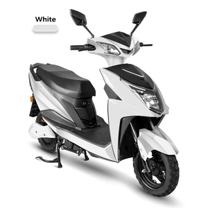 Scooter Eléctrico de Dos Ruedas Blanco de 2000W y 72V para Adultos, Motocicleta para Entrega de Comida - Product Image 1