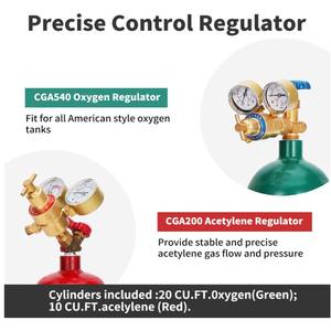 เกจวัดแรงดันทองเหลืองสำหรับเชื่อมออกซิเจนอะเซทิลีน สำหรับใช้งานในอุตสาหกรรม - Product Image 5
