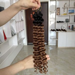 Nuevo Cabello Humano de Ganchillo con Anillas 2026, Trenzas Boho, Nudos Milagrosos, Cabello de Ganchillo con Efecto Pluma para Trenzar T1B-30color - Product Image 4