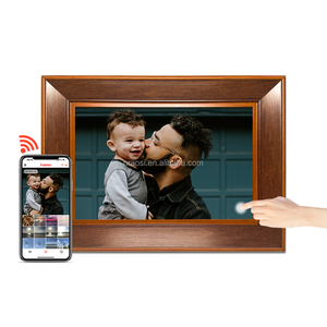 Khung gỗ 10.1 inch Khung ảnh kỹ thuật số 1280p IPS màn hình cảm ứng được xây dựng trong 16GB bộ nhớ cho bán buôn OEM ODM frameo - Product Image 6