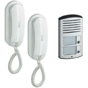 Bticino Line 2000 - Kit de videoportero de audio de 2 hilos para dos familias, IP54, de plástico, con cable, fácil instalación - Product Image 3