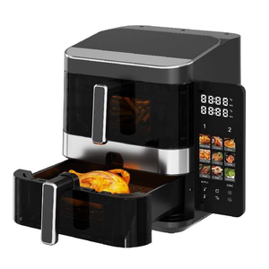 <span class=keywords><strong>Friggitrice</strong></span> <span class=keywords><strong>ad</strong></span> <span class=keywords><strong>Aria</strong></span> Digitale Intelligente a Doppia Vasca <span class=keywords><strong>XL</strong></span> 12L, <span class=keywords><strong>Friggitrice</strong></span> <span class=keywords><strong>ad</strong></span> <span class=keywords><strong>Aria</strong></span> Smart con 2 Cassetti Superiore e Inferiore con Finestra e Menu a Colori - Product Image 2