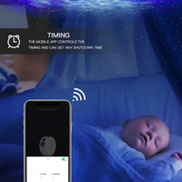 Projecteur d'étoiles intelligent compatible Alexa, contrôle sans fil, projecteur laser ciel étoilé WiFi intelligent