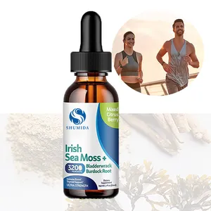 OEM Irish Sea Moss Liquid Drops Food Supplement Bladderwrack Burdock Root Liquid Drink Sea Moss Drink
