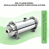 Purificateur d'eau domestique à membrane d'ultrafiltration en alliage de PVC à haut débit 1000 L/H avec raccord pour la cuisine et l'eau potable de villa