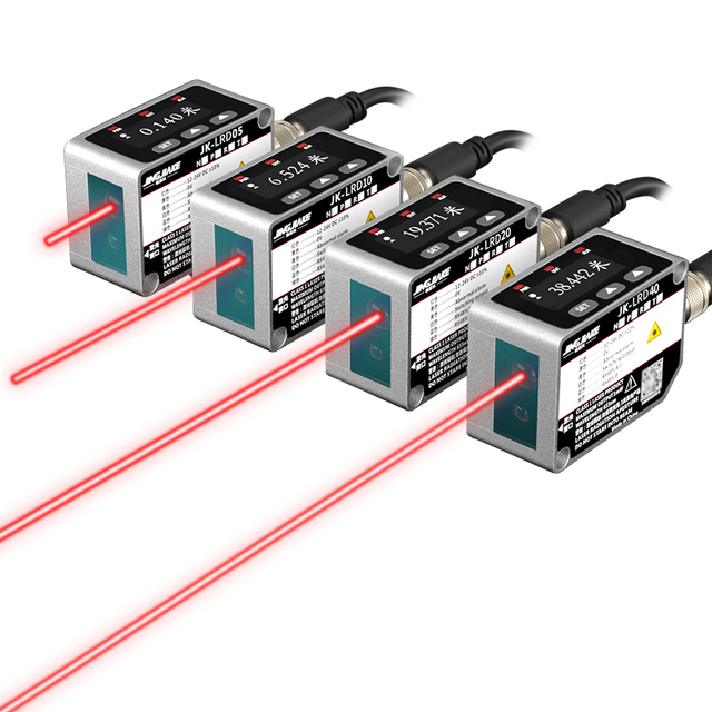 Laser Displacement Distance Sensor 0-40m Long Distance High Precision RS485 Photoelectric Switch