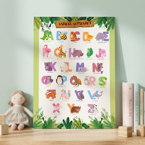 Póster Educativo del Alfabeto ABC - Papel Mate de Arte Moderno de 157g para Decoración de Paredes para el Regreso a Clases - Product Image 2