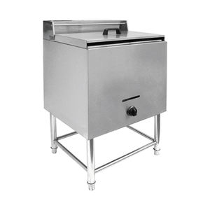 <span class=keywords><strong>Friteuse</strong></span> Commerciale Autonome à Gaz en Acier Inoxydable 28L pour Restaurants – Idéale pour Frites et Poulet Frit – Équipement de Cuisine Professionnel - Product Image 1
