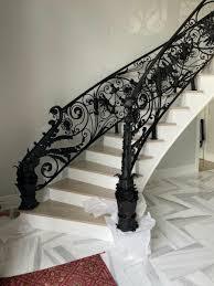 PRIMA 2025 New Design <strong>Wholesales</strong> Price Classical Style <strong>Wrought</strong> <strong>Iron</strong> Fence for Staircase and Balcony Powder Coated Finished - Product Image 5